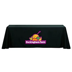 8ft Premium Table Cloth - Rectangular - Full Drop