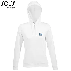 SOL's Spencer Women's Hoodie - White - Embroidered