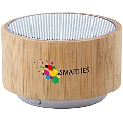 Light Up Bamboo Wireless Speaker - Digital Print