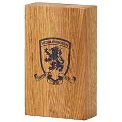 175mm Beech Rectangle Award - Engraved