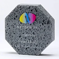 150mm Recycled Acrylic Octagon Award