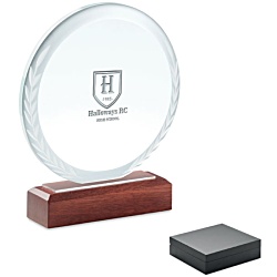150mm Crystal Circle Award