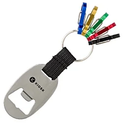 Bottle Opener Carabiner Keyring