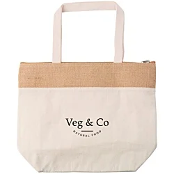 Danube Jute Shopper Cool Bag - Printed