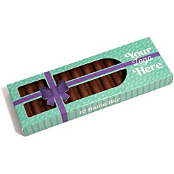 12 Baton Milk Chocolate Bar Present Box