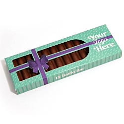 12 Baton Milk Chocolate Bar Present Box - 3 Day