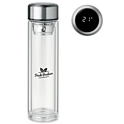 Pole Glass Water Bottle