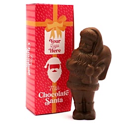 Flip Top Box -  Milk Chocolate Santa