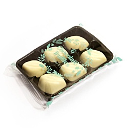 Flow Wrapped Tray - White Cookies & Cream Truffles