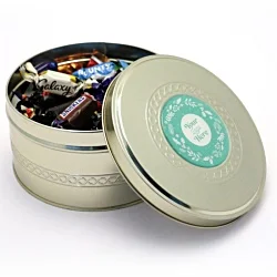 Gold Treat Tin - Celebrations