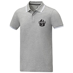 Amarago Men's Contrast Trim Polo Shirt - Printed