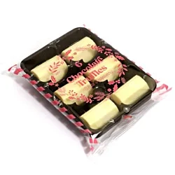 Flow Wrapped Tray - White Raspberry Truffles