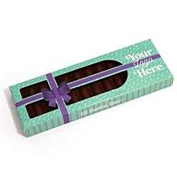 12 Baton Vegan Dark Chocolate Bar Present Box