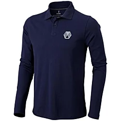 Oakville Men's Long Sleeve Polo - Printed