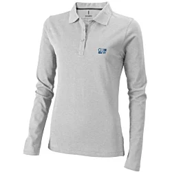 Oakville Women's Long Sleeve Polo - Embroidered