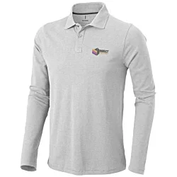 Oakville Men's Long Sleeve Polo - Digital Print