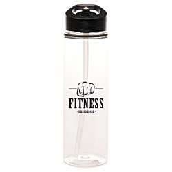 Evander 725ml Recycled Sports Bottle - Clear - Printed