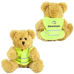 30cm Sparkie Bear with Hi Vis Jacket