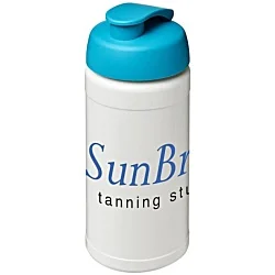 500ml Baseline Water Bottle - Flip Lid - White - 3 Day