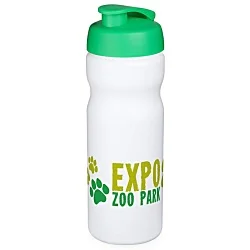 650ml Baseline Water Bottle - Flip Lid - White - 3 Day