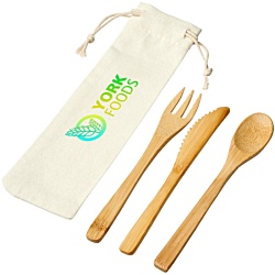Celuk Bamboo Cutlery Set - Digital Print
