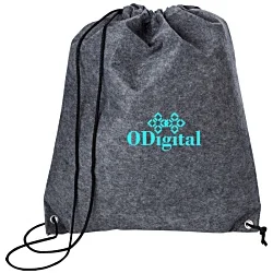 Sendall Recycled Felt Drawstring Backpack