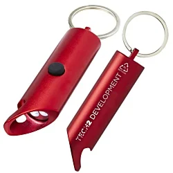 Flare Bottle Opener Torch Keyring - Printed