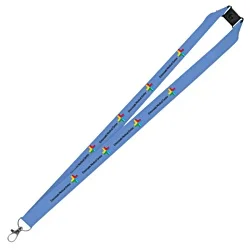 20mm Flat Lanyard - Pastels - Digital Print