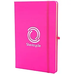 A5 Soft Touch Neon Notebook - Foil Block