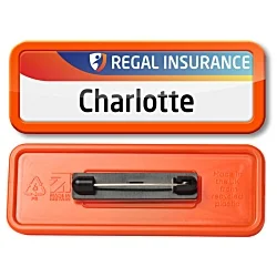 Select Slim Rectangle Recycled Name Badge