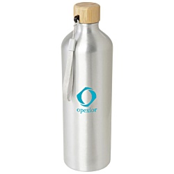 Malpeza 1000ml Recycled Aluminium Water Bottle - Budget Print