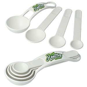 Recycled Measuring Spoon Set - White Main Image