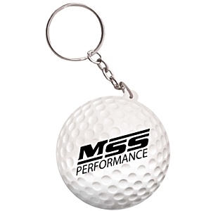 Stress Golf Ball Keyring Main Image