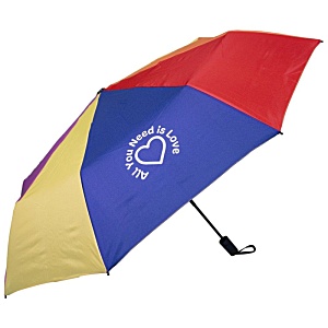 Rainbow Telescopic Umbrella - Dye Sub Main Image