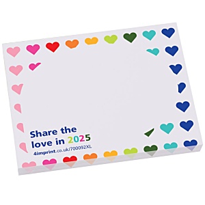 A7 100 Sheet Sticky Notes - Digital Print Main Image