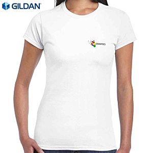 Gildan Women's Softstyle T-Shirt - White - Digital Main Image