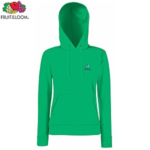 Fruit of The Loom Women's Classic Hooded Sweatshirt - Embroidered Main Image