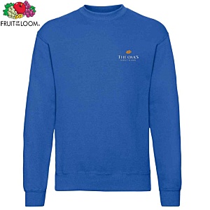 Fruit of the Loom Classic Drop Shoulder Sweatshirt - Embroidered Main Image