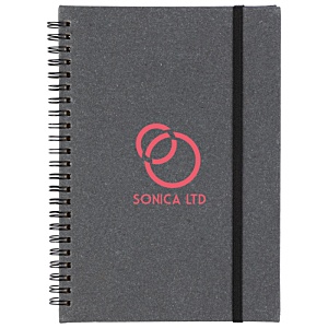 Orwell Recycled Leather A5 Wiro Notebook - 3 Day Main Image