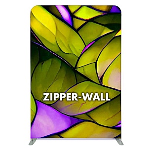 150 x 230cm Straight Zipper-Wall Display - Single Sided Print - Replacement Graphics Main Image