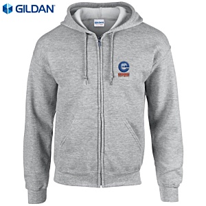 Gildan Heavy Blend Zipped Hoodie - Embroidered Main Image