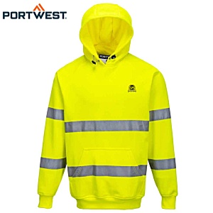 Portwest Hi-Vis Hoodie - Printed Main Image