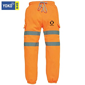 Yoko Hi-Vis Jog Pants - Printed Main Image