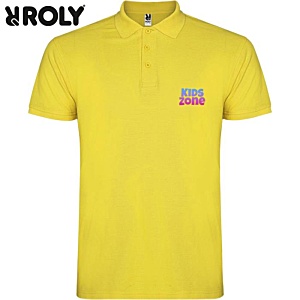 Star Kid's Polo Shirt - Digital Print Main Image