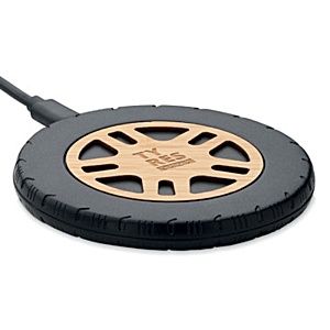 Maticless Tyre Shaped Wireless Charger - Engraved Main Image