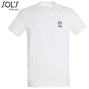 SOL's Imperial T-Shirt - White - Digital Print Main Image