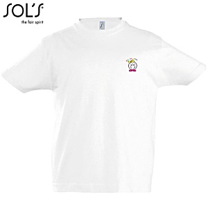 SOL's Imperial Kids' T-Shirt - White - Digital Print Main Image