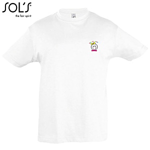 SOL's Regent Kids' T-Shirt - White - Digital Print Main Image