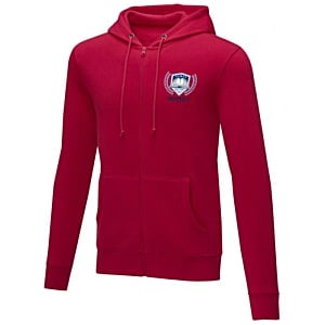 Theron Men's Zipped Hoodie - Digital Print Main Image