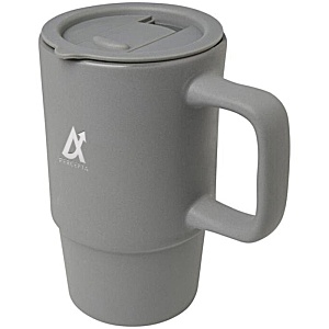 Carter Ceramic Mug with Lid - Engraved Main Image